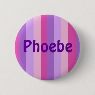 Macaron Rond 5 Cm Violette rayée et magenta