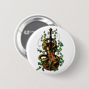 Macaron Rond 5 Cm Violon et serpent