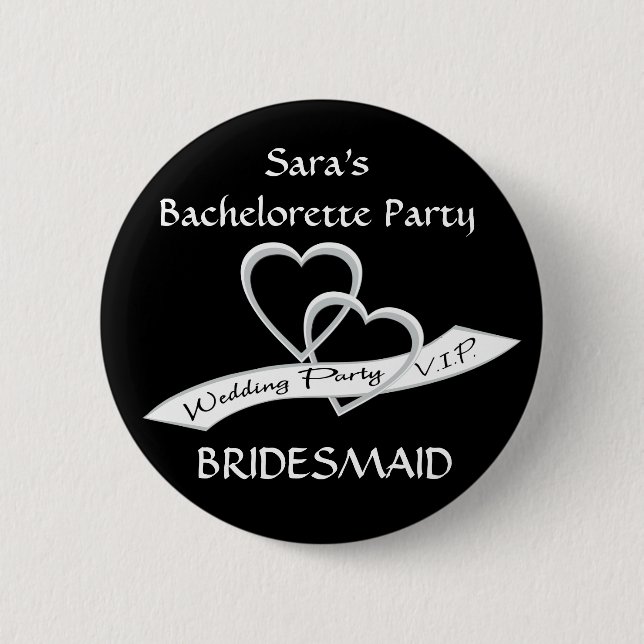 Macaron Rond 5 Cm VIP du mariage (Devant)