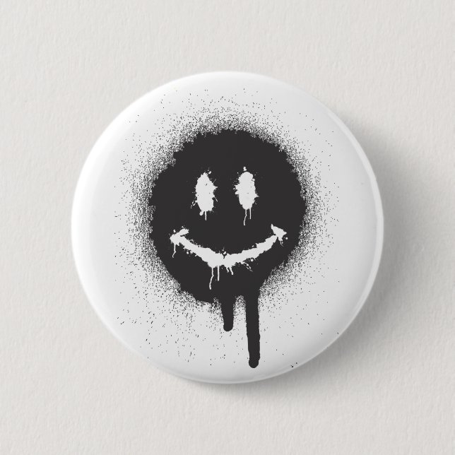 Macaron Rond 5 Cm Visage (Devant)