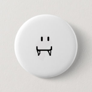 Macaron Rond 5 Cm visage de vampire