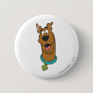 Macaron Rond 5 Cm Visage souriant Scooby-Doo
