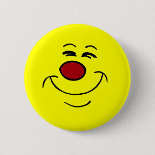 Macaron Rond 5 Cm Visage suffisant Grumpey