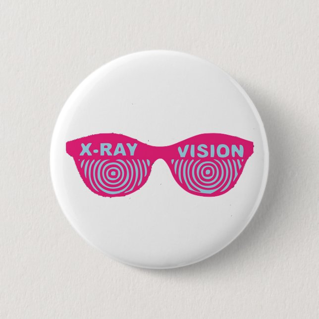Macaron Rond 5 Cm vision de rayon X (Devant)