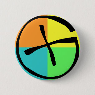 Macaron Rond 5 Cm Vitesse de Geocaching