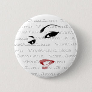 Macaron Rond 5 Cm VivaGlamLana font face au bouton
