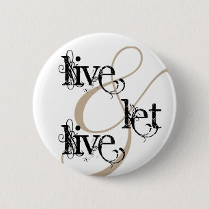 Macaron Rond 5 Cm vivez et laissez le live_full