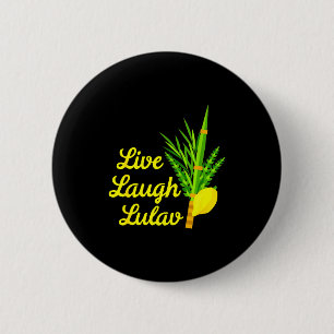 Macaron Rond 5 Cm Vivez Riez Lulav Etrog Joyeux Souccot Juif Soukka