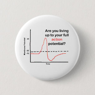 Macaron Rond 5 Cm Vivre Jusqu'À Votre Plein Potentiel