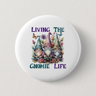 Macaron Rond 5 Cm Vivre la vie de gnome