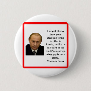 Macaron Rond 5 Cm Vladimir Poutine