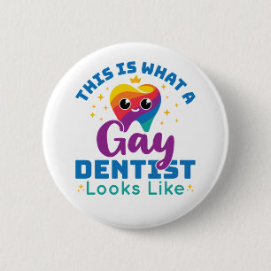 Macaron Rond 5 Cm Voici à quoi ressemble un dentiste gay