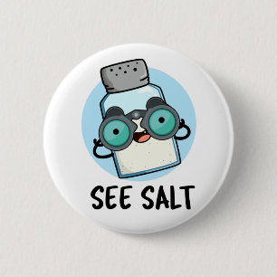 Macaron Rond 5 Cm Voir Salt Funny Sea Salt