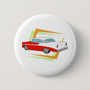 Macaron Rond 5 Cm Voiture vintage