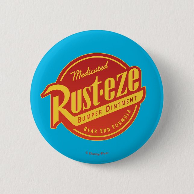 Macaron Rond 5 Cm Voitures 3 | Logo de l'aile rouille (Devant)