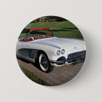 Macaron Rond 5 Cm Voitures classiques de cru d'automobiles de