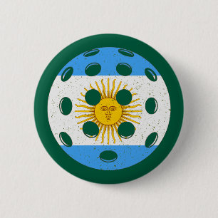 Macaron Rond 5 Cm volley-ball argentine
