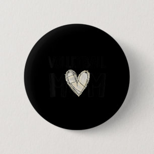 Macaron Rond 5 Cm Volleyball Maman Vie Jour Vibes Volleyball Mois