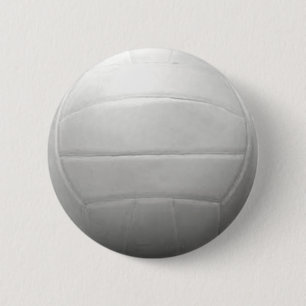 MACARON ROND 5 CM VOLLEYBALL SPORTS AMUSANT PLAGE BALLES D'ÉTÉ GRA