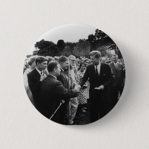 Macaron Rond 5 Cm Volontaires de corps de paix du Président Kennedy