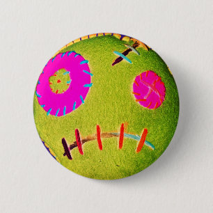 Macaron Rond 5 Cm Voodoo Toxic Green