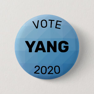 Macaron Rond 5 Cm Vote Andrew Yang 2020