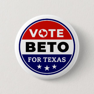 Macaron Rond 5 Cm Vote Beto Pour Texas Button Pin