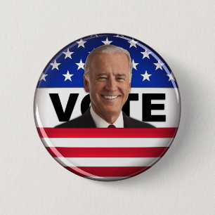Macaron Rond 5 Cm Vote Biden - bouton