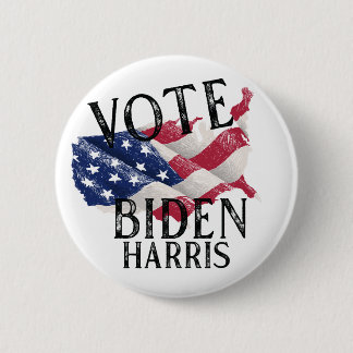 Macaron Rond 5 Cm VOTE Biden Harris 2020