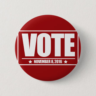 Macaron Rond 5 Cm Vote le 8 novembre 2016 autour de bouton