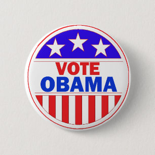 Macaron Rond 5 Cm Vote Obama