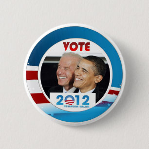 Macaron Rond 5 Cm Vote Obama/Biden 2012