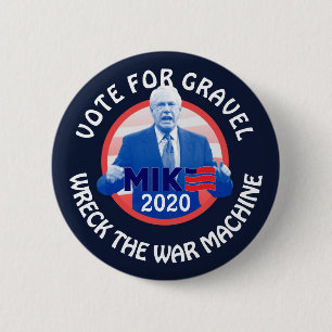 Macaron Rond 5 Cm Vote pour Mike Gravel 2020