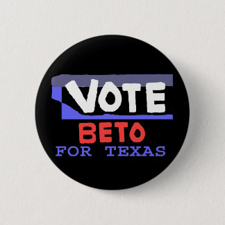 Macaron Rond 5 Cm Voter Beto Pour Le Pin À Bouton Texas #2