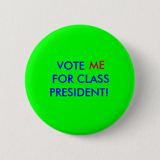 Macaron Rond 5 Cm votez-moi pour le président de classe