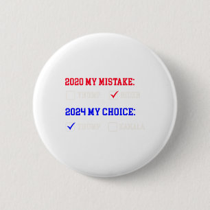 Macaron Rond 5 Cm Votez Pour Trump - Paix Pour L'Avenir !
