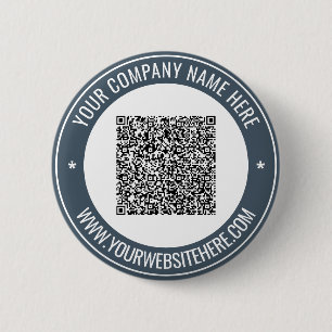 Macaron Rond 5 Cm Votre bouton promotionnel de site Web avec nom d'i