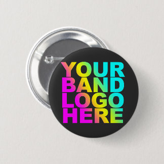 MACARON ROND 5 CM VOTRE BROCHE DE LOGO DE GROUPE