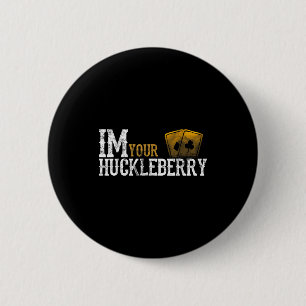 Macaron Rond 5 Cm Votre citation de film vintage en détresse Huckleb