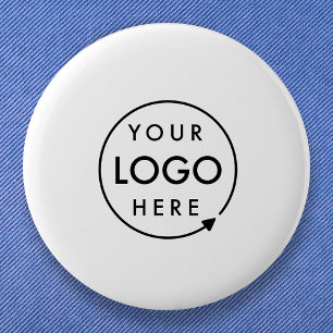 Macaron Rond 5 Cm Votre logo Entreprise Moderne Minimaliste