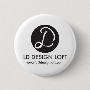 Macaron Rond 5 Cm Votre Logo Ici, Simple, Personnalisable