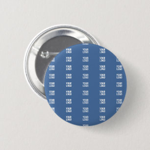 Macaron Rond 5 Cm Votre logo ou image   Motif de bandes verticales