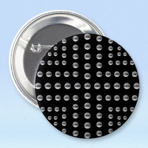 Macaron Rond 5 Cm Votre logo ou toute image   Motif moderne unique