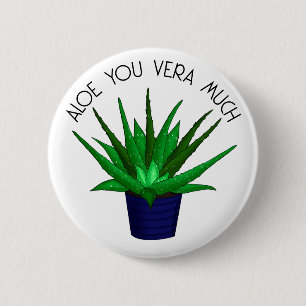 Macaron Rond 5 Cm Vous aimez beaucoup Funny Plante Pun