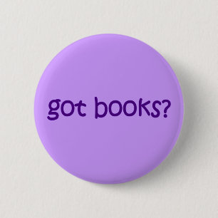 Macaron Rond 5 Cm Vous avez des livres ? Violet