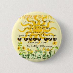 Macaron Rond 5 Cm Vous êtes mon soleil