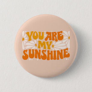 Macaron Rond 5 Cm Vous êtes mon Sunshine Super Graphisme
