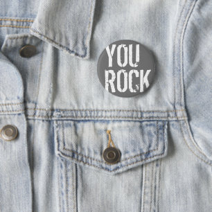 Macaron Rond 5 Cm Vous faites du rock -
