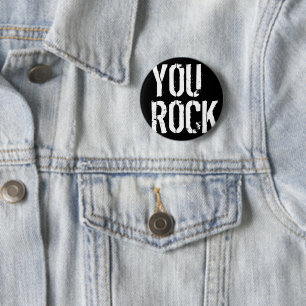 Macaron Rond 5 Cm Vous faites du rock -