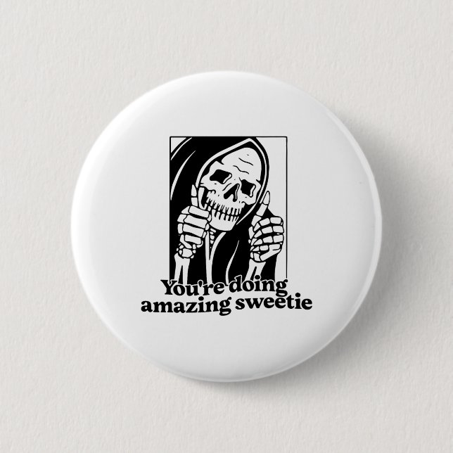 Macaron Rond 5 Cm Vous faites Extraordinaire Sweetie1 (Devant)